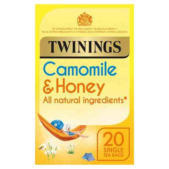 TWININGS CAMOMILE & HONEY TEA BAGS x 20